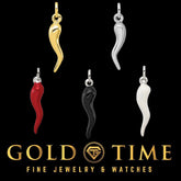 Sterling Silver Italian Horn Cornicello Charm