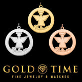 Personalized Angel Pendant | Custom Name Charm | Gift-Ready | Sterling Silver, 14k Gold | Yellow, White, Rose Options