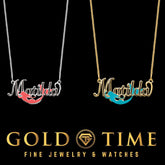 Personalized Mermaid Name Necklace | Custom Sterling Silver or Gold | Kids Gift