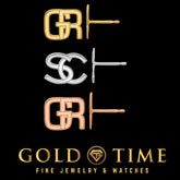 Custom Interlocking Initial Earrings | Personalized Letter Studs | Sterling Silver or Gold | Made to Order Jewelry Gift | Gold Time Killeen