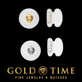 14k Gold or Sterling Silver Silicone Slider Earring Backs Secure Mushroom Design for Friction Closure Earrings Gift Box Included