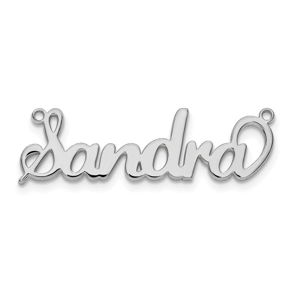 Custom Personalized Name Necklace  Sterling Silver, Gold, or Rose Gold Cursive Nameplate