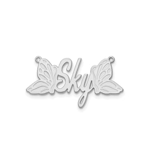 Butterfly necklace chain length options