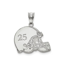 Custom Football Helmet Pendant  Personalized Name & Number - Gold, Silver or Rose | Gift for Athlete, Coach, or Fan - Sports Jewelry