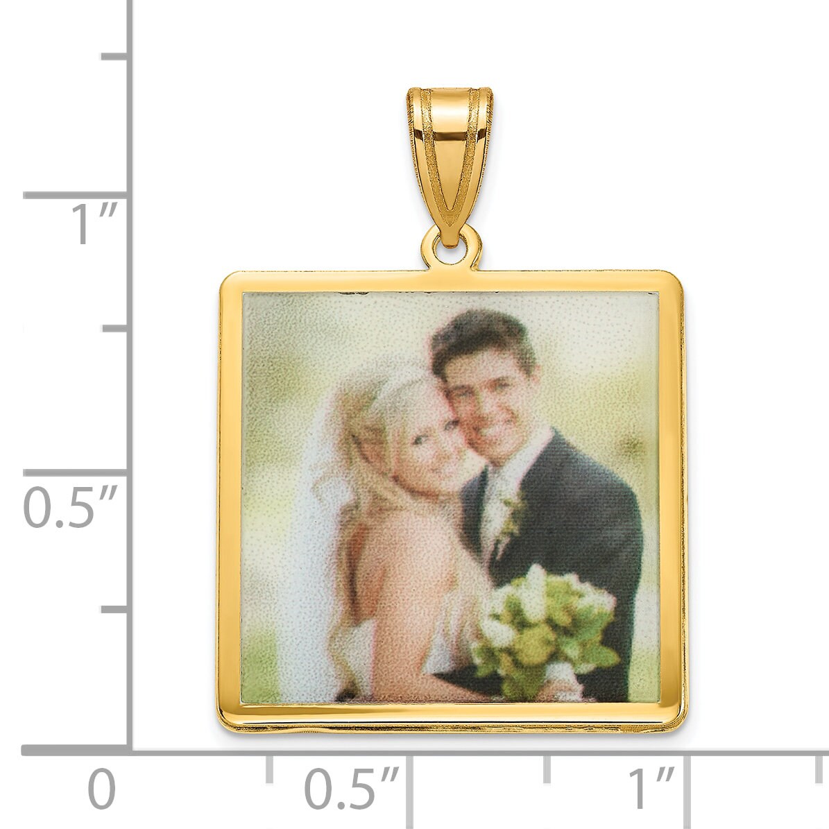 Sterling Silver Custom Photo Pendant