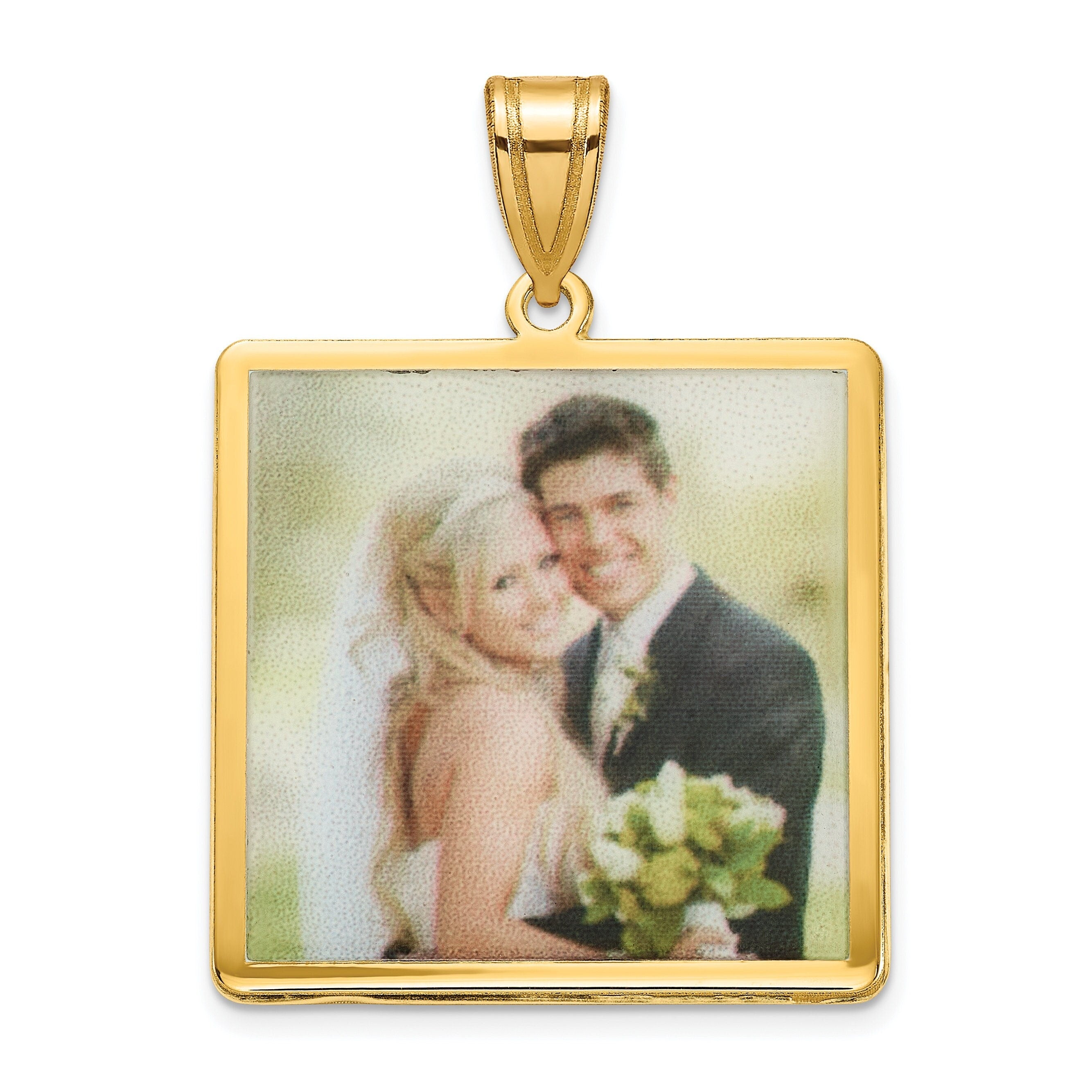 Sterling Silver Custom Photo Pendant