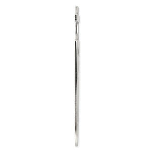 Side view of the slim sterling silver cross bookmark