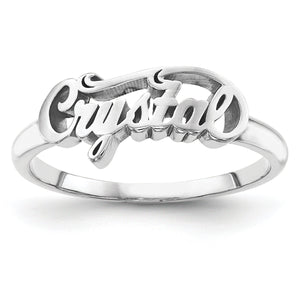 Name ring worn on hand