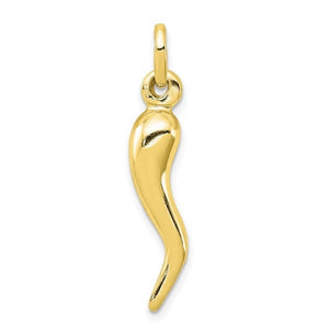 Cornicello charm with red enamel finish