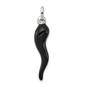 Sterling silver horn charm size reference