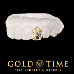 Solitaire Moissanite Single Cap Grill