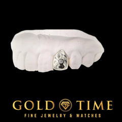 Solitaire Moissanite Single Cap Grill