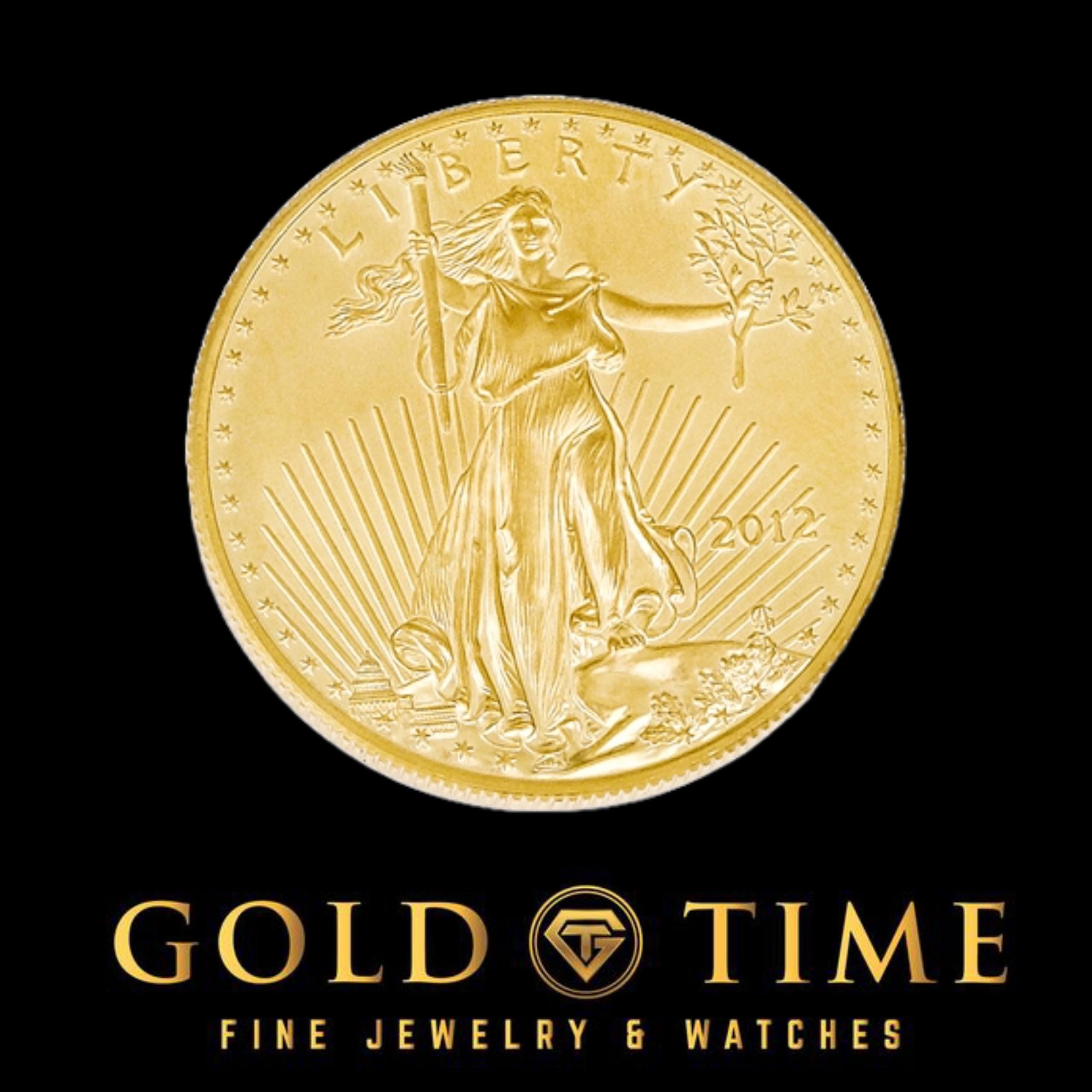 22k Gold American Eagle 1/10 oz Coin with 14k Gold Bezel Pendant Options