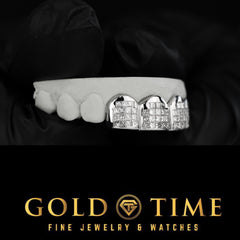 Custom Invisible Set 4-Piece Moissanite Grillz