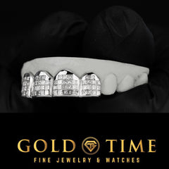 Custom Invisible Set 4-Piece Moissanite Grillz