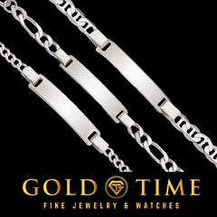 Custom Personalized Children's ID Bracelet  Sterling Silver Engraved Name Bracelet  Figaro, Anchor, or Curb Chain  Baby Gift