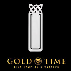 Sterling Silver Celtic Knot Bookmark  Engravable, Rhodium Plated, Custom Gift, Made to Order Personalized Accessory, Money Clip