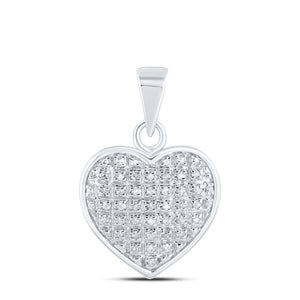 Heart diamond jewelry set in yellow gold