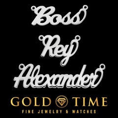 Custom Personalized Name Necklace in 10K or 14K Gold or Silver