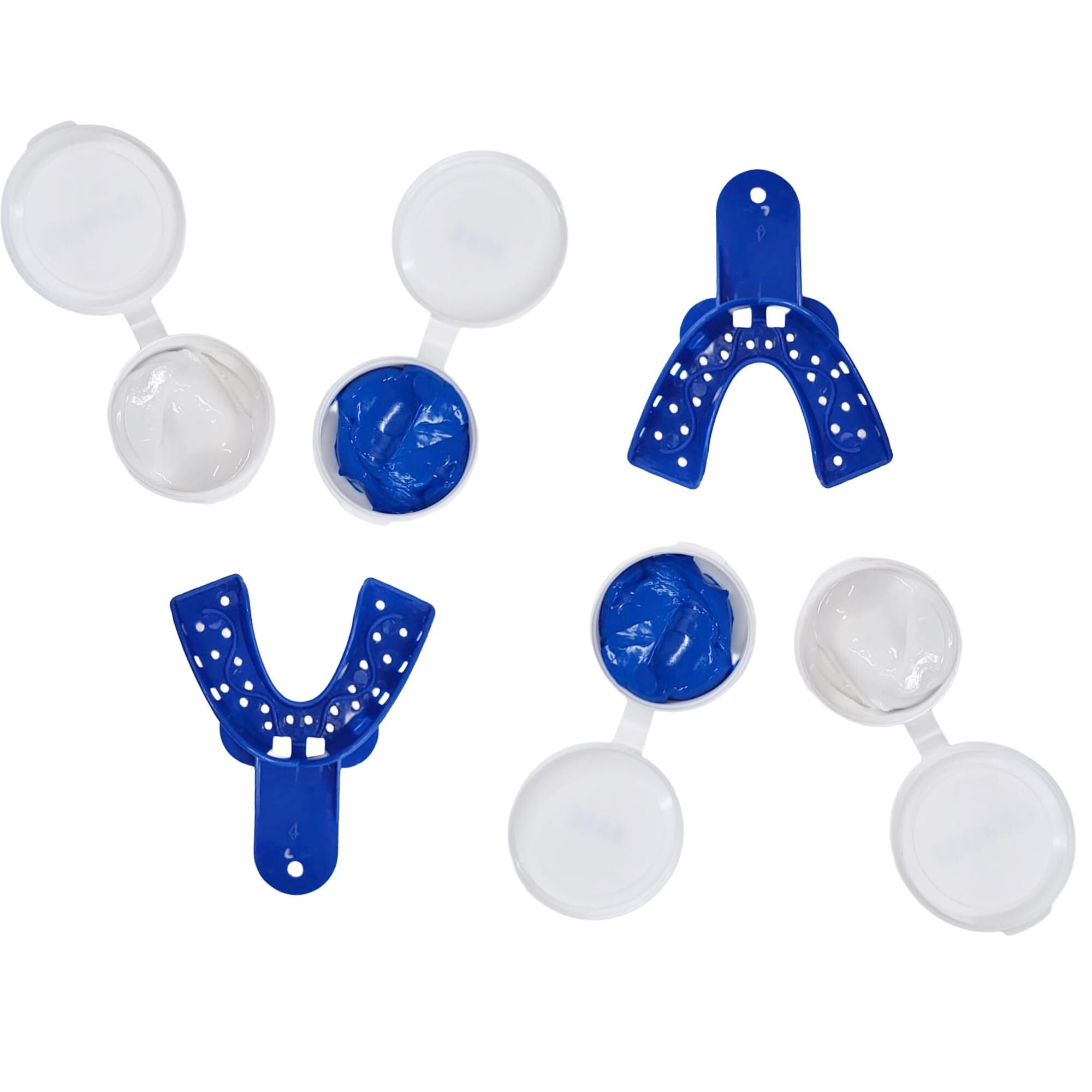 DIY Grillz Impression Kit: Dental Molds with Putty & Trays