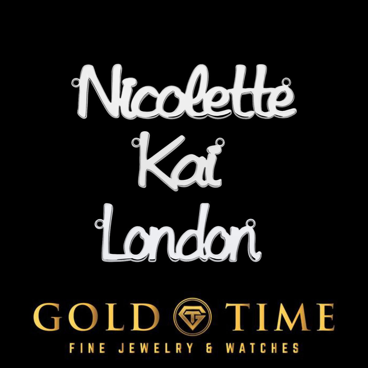 Daisy Dash Personalized Name Necklace