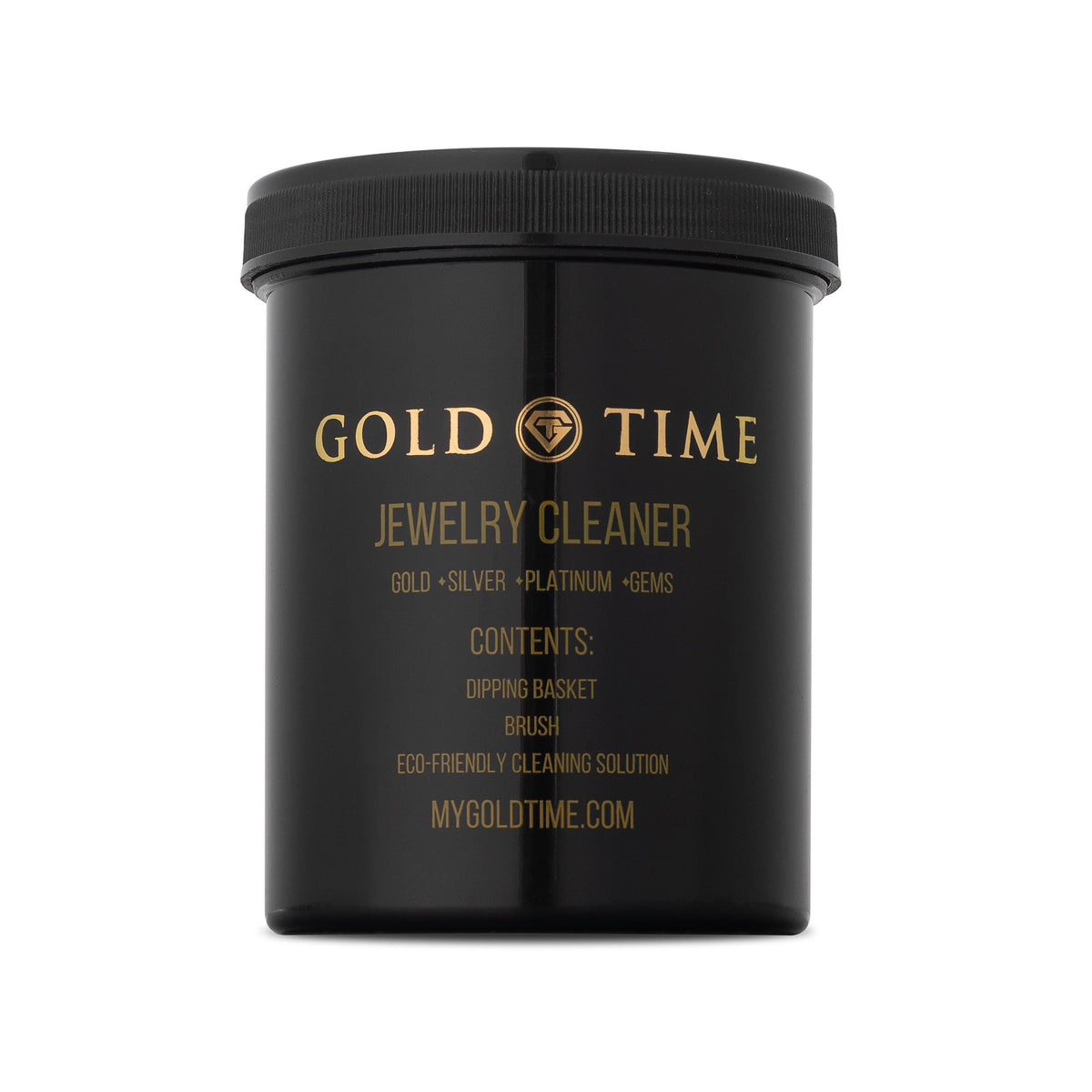 Gold Time Liquid Jewelry Cleaner for Gold, Silver, Platinum, and Gems