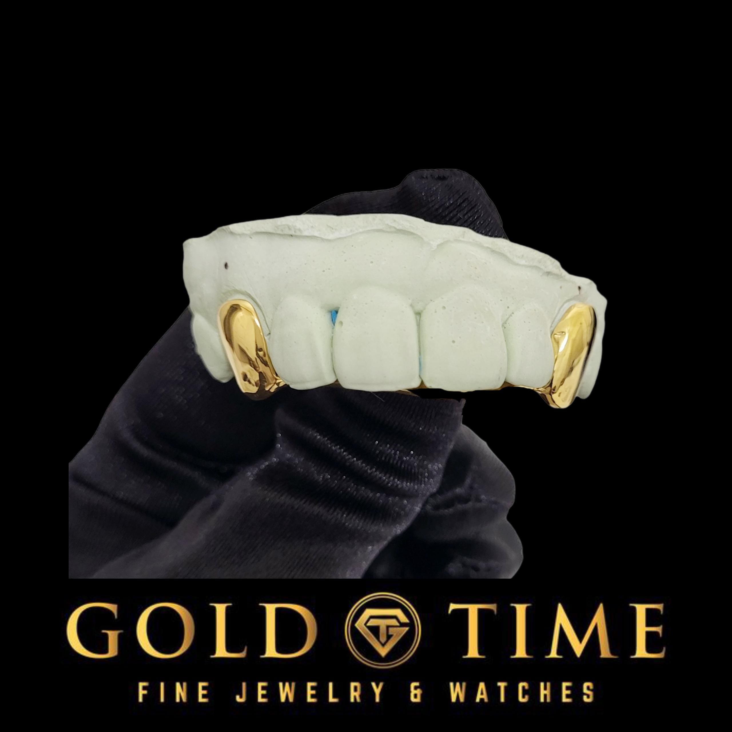 Custom 2-Piece Solid Canines   Silver or Gold