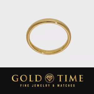 Product video of the 3mm comfort fit wedding band