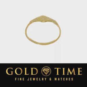 Video of the yellow gold hibiscus flower ring