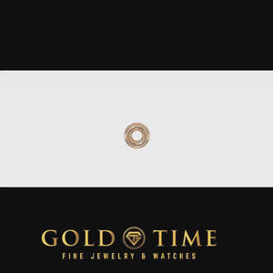Video of a 14K yellow gold 3.4mm roundel spacer bead