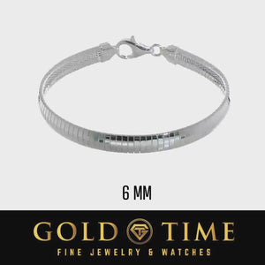 Video of the 6mm sterling silver omega bracelet
