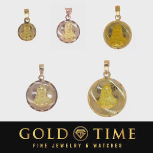 Video of five Sacred Heart Jesus medals in different sizes